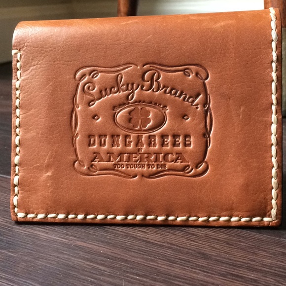 Lucky Brand Leather Wallet - Picture 1 of 7